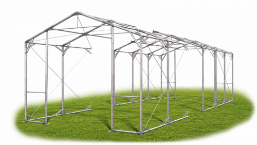 Skladový stan 6x28x4m střecha PVC 560g/m2 boky PVC 500g/m2 konstrukce POLÁRNÍ PLUS