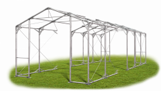 Skladový stan 6x28x4m strecha PVC 620g/m2 boky PVC 620g/m2 konštrukcia POLÁRNA PLUS