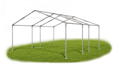 Skladový stan 4x5x2m střecha PVC 580g/m2 boky PVC 500g/m2 konstrukce LÉTO
