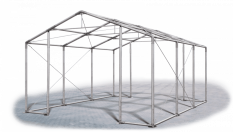 Skladový stan 5x6x2,5m střecha PVC 560g/m2 boky PVC 500g/m2 konstrukce ZIMA PLUS