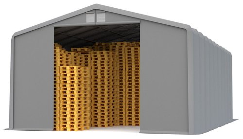 Skladová hala XXL 8x12m šedá - nehořlavá