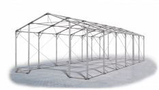 Skladový stan 8x12x3m střecha PVC 560g/m2 boky PVC 500g/m2 konstrukce POLÁRNÍ