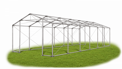 Skladový stan 4x12x3m střecha PVC 560g/m2 boky PVC 500g/m2 konstrukce ZIMA PLUS