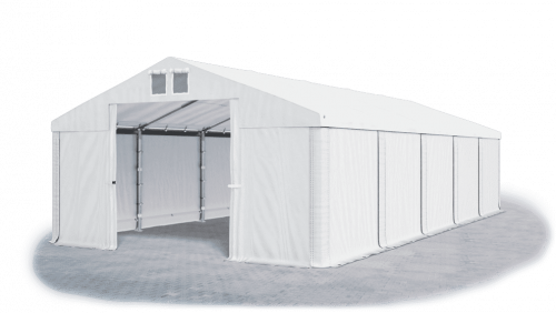 Skladový stan 6x10x2m střecha PVC 560g/m2 boky PVC 500g/m2 konstrukce LÉTO