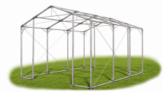 Skladový stan 4x6x3,5m strecha PVC 560g/m2 boky PVC 500g/m2 konštrukcia POLÁRNA