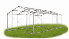 Skladový stan 4x9x2,5m strecha PVC 580g/m2 boky PVC 500g/m2 konštrukcie ZIMA PLUS