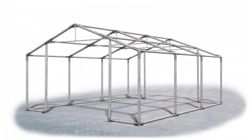 Garážový stan 4x6x2m střecha PVC 560g/m2 boky PVC 500g/m2 konstrukce ZIMA PLUS