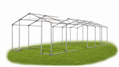 Skladový stan 4x16x2,5m strecha PVC 560g/m2 boky PVC 500g/m2 konštrukcia ZIMA