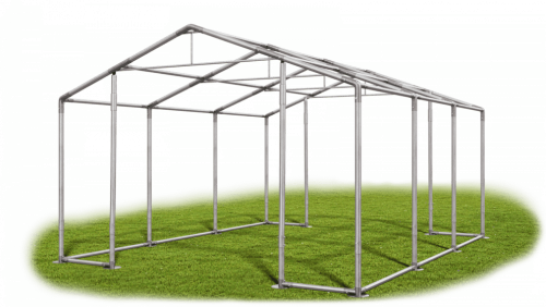 Garážový stan 5x6x2,5m strecha PVC 560g/m2 boky PVC 500g/m2 konštrukcia ZIMA