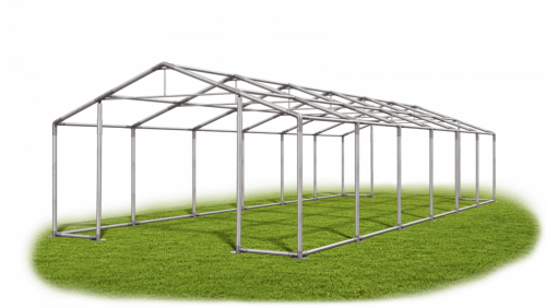 Skladový stan 6x12x2m střecha PVC 620g/m2 boky PVC 620g/m2 konstrukce ZIMA