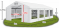 Párty stan 3x8x2m strecha PVC 560g/m2 boky PVC 500g/m2 konštrukcia LÉTO