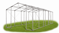 Skladový stan 6x11x4m střecha PVC 580g/m2 boky PVC 500g/m2 konstrukce ZIMA PLUS