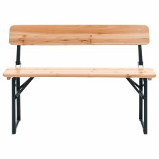 Skládací pivní set stůl se 2 lavicemi 118 cm jedle