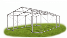 Skladový stan 6x8x2m střecha PVC 560g/m2 boky PVC 500g/m2 konstrukce ZIMA PLUS