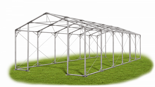 Skladový stan 6x12x3m strecha PVC 560g/m2 boky PVC 500g/m2 konštrukcia POLÁRNA