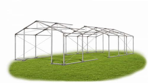 Skladový stan 4x20x2m strecha PVC 560g/m2 boky PVC 500g/m2 konštrukcie ZIMA PLUS