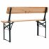 Skládací pivní set stůl se 2 lavicemi 118 cm jedle