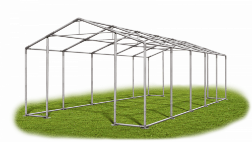 Garážový stan 6x10x2,5m strecha PVC 560g/m2 boky PVC 500g/m2 konštrukcia ZIMA