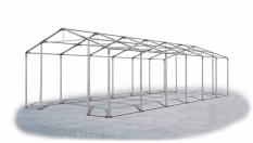 Skladový stan 4x12x2,5m střecha PVC 620g/m2 boky PVC 620g/m2 konstrukce ZIMA