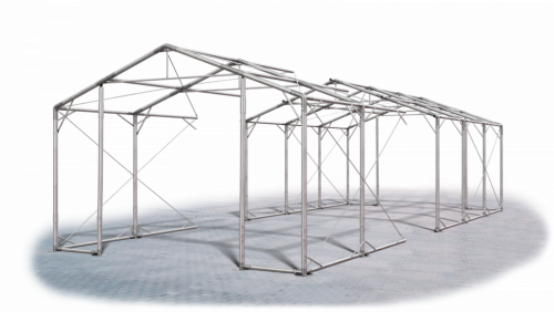 Skladový stan 6x30x3m střecha PVC 560g/m2 boky PVC 500g/m2 konstrukce POLÁRNÍ