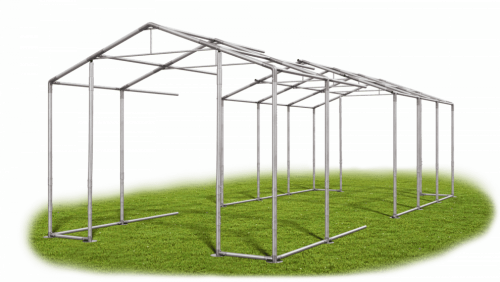 Skladový stan 8x18x4m střecha PVC 620g/m2 boky PVC 620g/m2 konstrukce ZIMA
