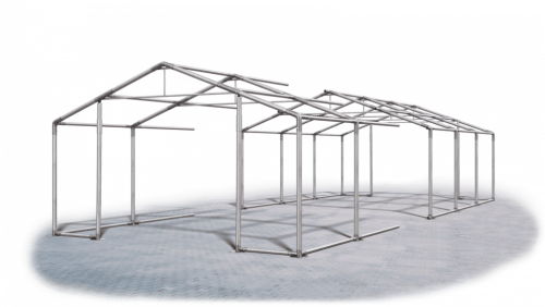 Skladový stan 5x20x2m strecha PVC 620g/m2 boky PVC 620g/m2 konštrukcia ZIMA
