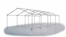 Skladový stan 4x9x2m střecha PVC 580g/m2 boky PVC 500g/m2 konstrukce LÉTO