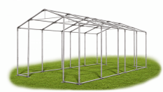 Skladový stan 4x9x4m střecha PVC 580g/m2 boky PVC 500g/m2 konstrukce ZIMA