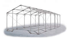 Skladový stan 5x10x2,5m strecha PVC 560g/m2 boky PVC 500g/m2 konštrukcia POLÁRNA