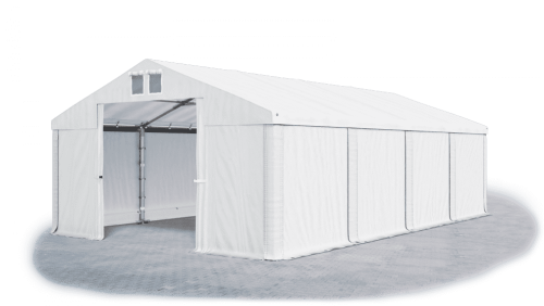 Skladový stan 4x8x2m střecha PVC 560g/m2 boky PVC 500g/m2 konstrukce ZIMA Skladový stan 4x8x2m střecha PVC 560g/m2 boky PVC 500g/m2 konstrukce ZIMA