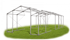 Párty stan 8x16x2,5m strecha PVC 560g/m2 boky PVC 500g/m2 konštrukcia ZIMA PLUS