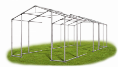 Skladový stan 6x14x3,5m strecha PVC 620g/m2 boky PVC 620g/m2 konštrukcia ZIMA