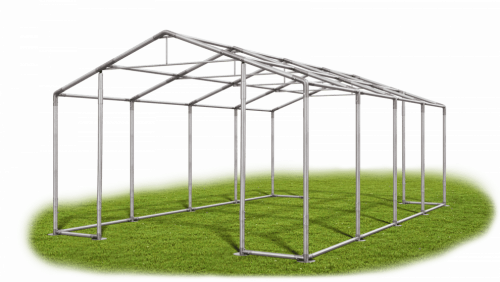 Garážový stan 6x8x3m strecha PVC 560g/m2 boky PVC 500g/m2 konštrukcia ZIMA