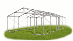 Skladový stan 8x9x2m střecha PVC 580g/m2 boky PVC 500g/m2 konstrukce ZIMA PLUS