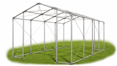 Skladový stan 5x8x3,5m střecha PVC 560g/m2 boky PVC 500g/m2 konstrukce ZIMA PLUS