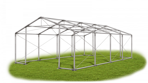 Skladový stan celoroční 8x80x2,5m nehořlavá plachta PVC 600g/m2 konstrukce ZIMA PLUS Skladový stan celoroční 8x80x2,5m nehořlavá plachta PVC 600g/m2 konstrukce ZIMA PLUS