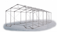 Skladový stan 5x10x2,5m strecha PVC 560g/m2 boky PVC 500g/m2 konštrukcie ZIMA PLUS