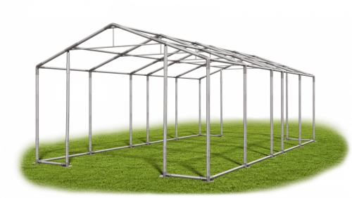Skladový stan 5x9x2,5m střecha PVC 580g/m2 boky PVC 500g/m2 konstrukce ZIMA