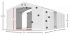 Skladový stan 8x14x3m střecha PVC 620g/m2 boky PVC 620g/m2 konstrukce POLÁRNÍ PLUS
