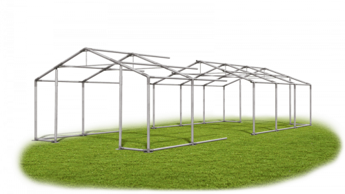 Skladový stan 4x14x2m střecha PVC 560g/m2 boky PVC 500g/m2 konstrukce ZIMA