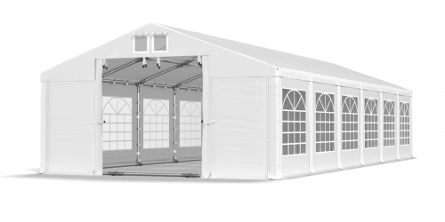 Párty stan 6x12x2m střecha PVC 560g/m2 boky PVC 500g/m2 konstrukce LÉTO PLUS