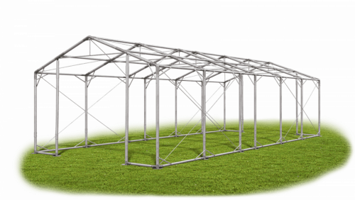 Skladový stan 4x11x3m strecha PVC 580g/m2 boky PVC 500g/m2 konštrukcia POLÁRNA
