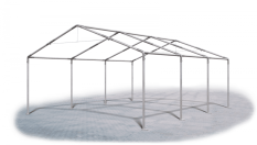 Skladový stan 4x6x2m strecha PVC 560g/m2 boky PVC 500g/m2 konštrukcie LETO