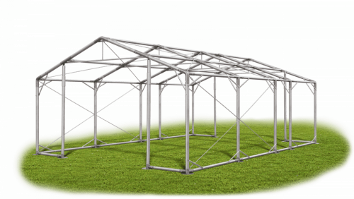 Skladový stan 4x7x2m strecha PVC 580g/m2 boky PVC 500g/m2 konštrukcia POLÁRNA