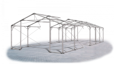 Skladový stan 5x30x2m střecha PVC 620g/m2 boky PVC 620g/m2 konstrukce POLÁRNÍ