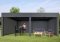 Bioklimatická pergola HWC-L46 3x6 s 6 bočními stěnami