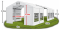 Párty stan 8x20x2,5m střecha PVC 560g/m2 boky PVC 500g/m2 HALYSTANY.CZ