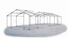 Skladový stan 4x30x2m strecha PVC 620g/m2 boky PVC 620g/m2 konštrukcia ZIMA PLUS