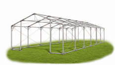 Skladový stan 6x12x2m strecha PVC 560g/m2 boky PVC 500g/m2 konštrukcia POLÁRNA