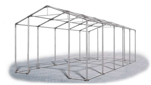 Skladový stan 5x10x4m střecha PVC 560g/m2 boky PVC 500g/m2 konstrukce ZIMA